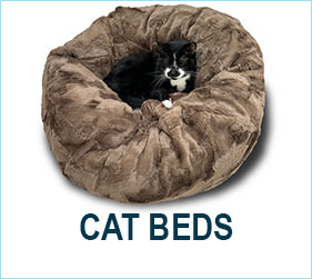 Check out our fabulous cat beds and blankets!