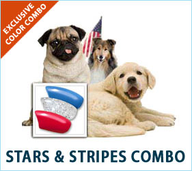 Dogs can be patriotic too! Make sure your pooch is ready for all of the 4th of July fun with these festive nail caps.